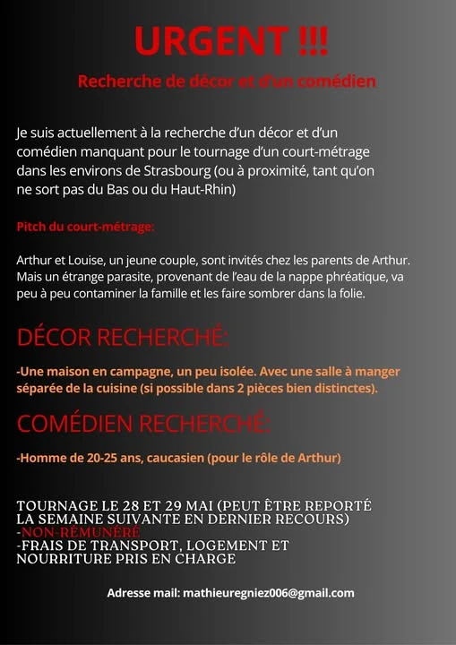 Affiche du projet