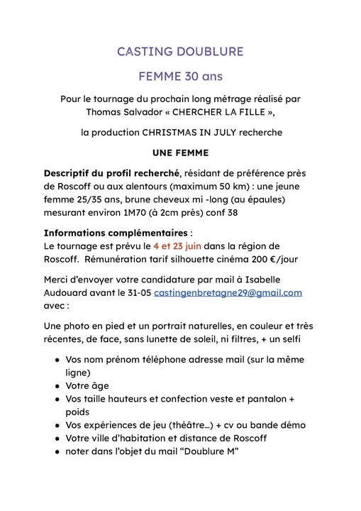 Affiche du projet