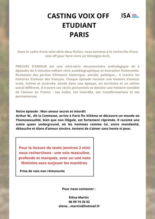 Affiche du projet