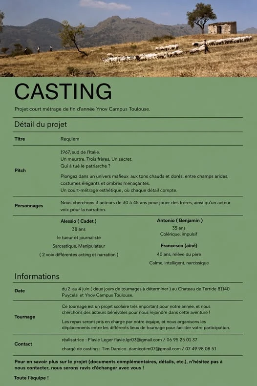 Affiche du projet